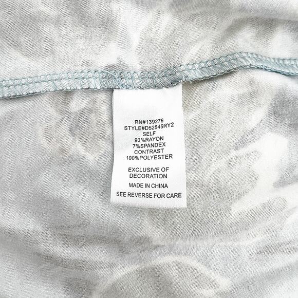 DanielRainn Women's Blue Floral Sleeveless Crochet Midi Dress Size M‎ - Picture 5 of 5